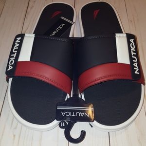 Mens Nautica Bower Athletic Velcro Comfort Sandals